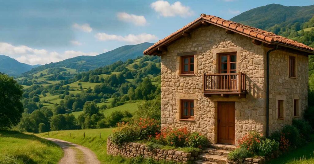 Casona asturiana rehabilitada