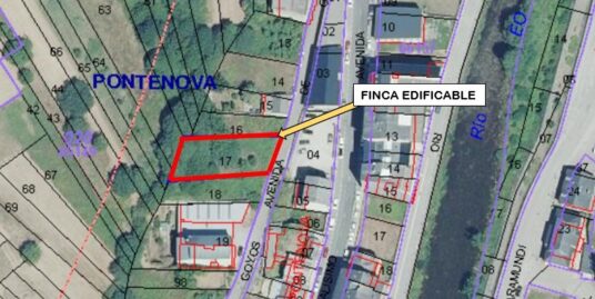 FINCA EDIFICABLE EN A PONTENOVA, LUGO.